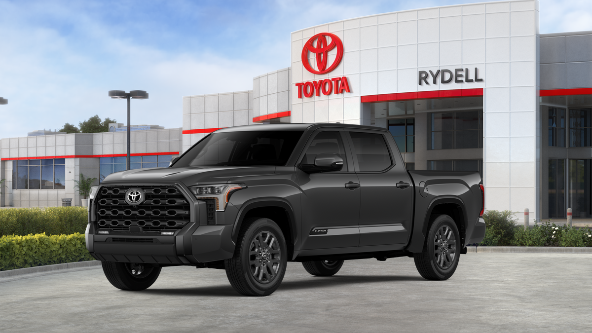 2026 Toyota Tundra Platinum in Magnetic Gray Metallic — front three-quarter view