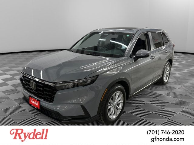 2024 Honda CR-V EX in Urban Gray Pearl — front three-quarter view