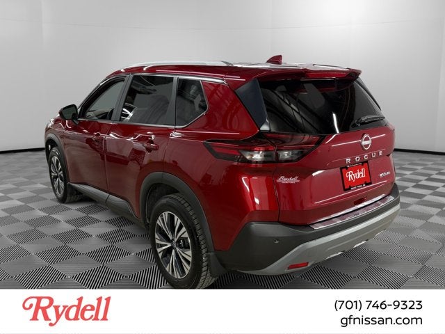 2023 Nissan Rogue — rear three-quarter view
