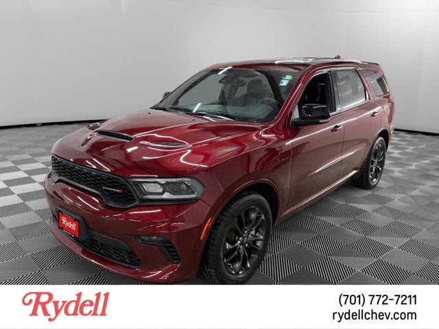 2022 Dodge Durango R/T Plus in Octane Red Pearlcoat — front three-quarter view