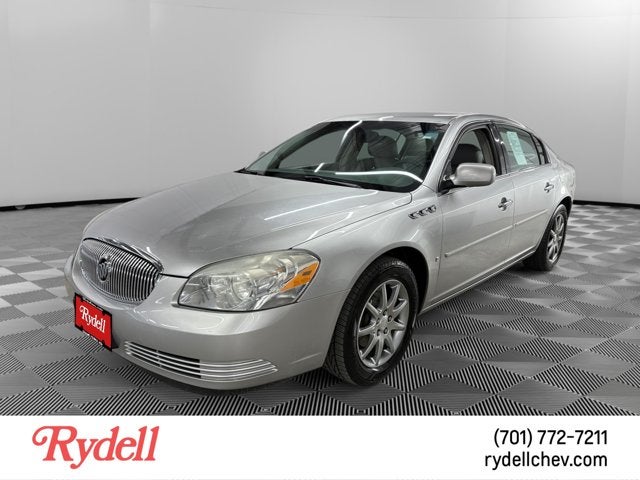 2007 Buick Lucerne V6 CXL in Platinum Metallic — front three-quarter view