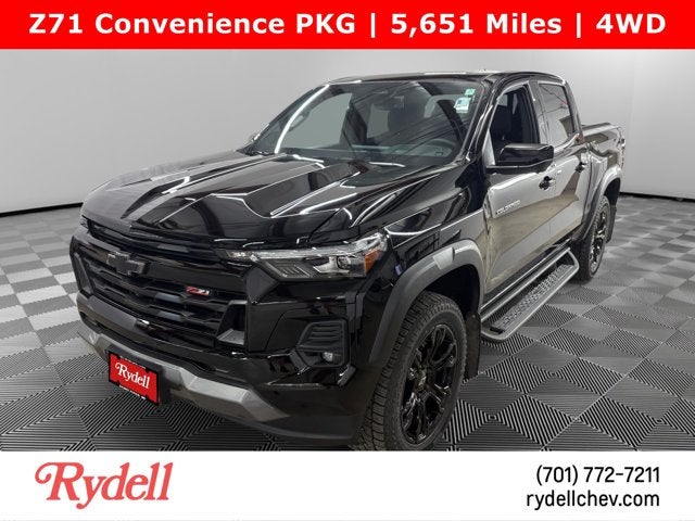 2024 Chevrolet Colorado 4WD Z71 in Black — front three-quarter view