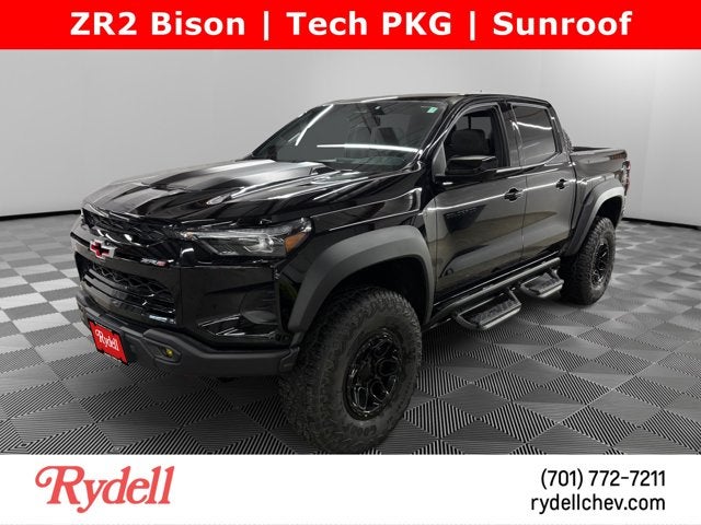 2024 Chevrolet Colorado 4WD ZR2 in Black — front three-quarter view