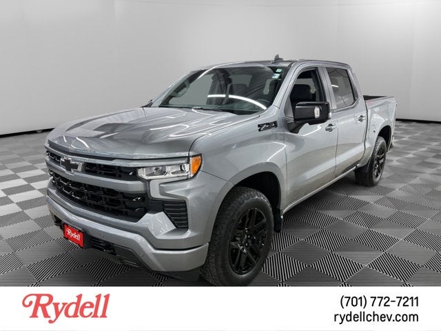 2024 Chevrolet Silverado 1500 RST in Sterling Gray Metallic — front three-quarter view
