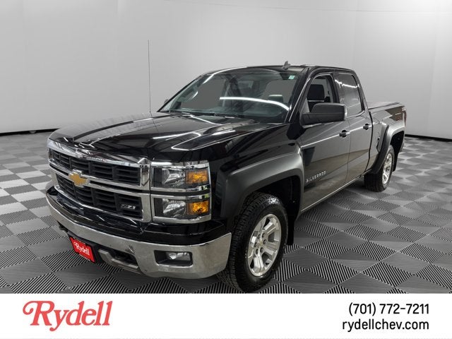 2014 Chevrolet Silverado 1500 LT in Black — front three-quarter view