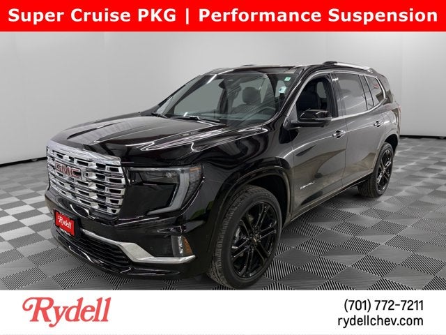 2026 GMC Acadia AWD Denali in Ebony Twilight Metallic — front three-quarter view
