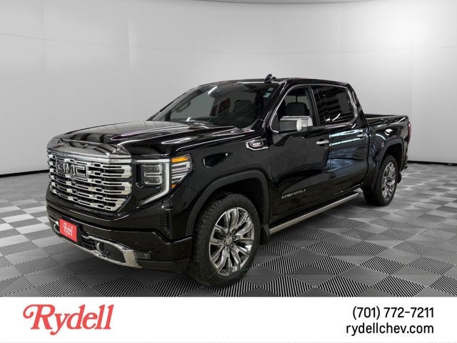 2024 GMC Sierra 1500 Denali in Onyx Black — front three-quarter view