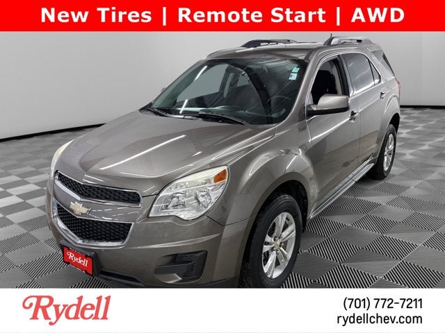 2012 Chevrolet Equinox LT w/1LT in Mocha Steel Metallic — front three-quarter view
