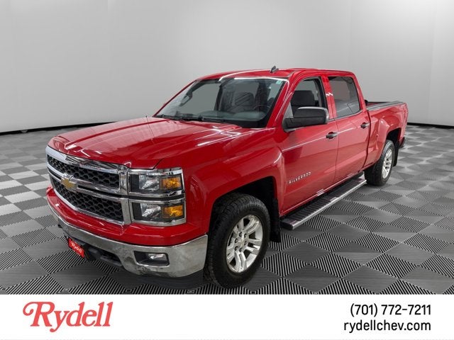 2014 Chevrolet Silverado 1500 LT in Victory Red — front three-quarter view