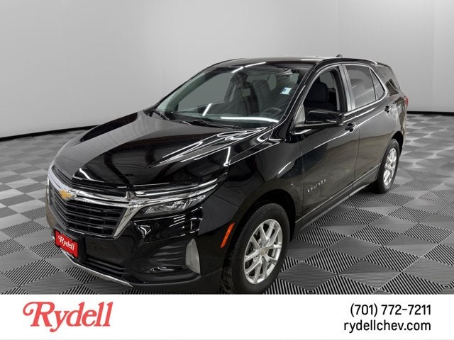 2024 Chevrolet Equinox LT in Mosaic Black Metallic — front three-quarter view