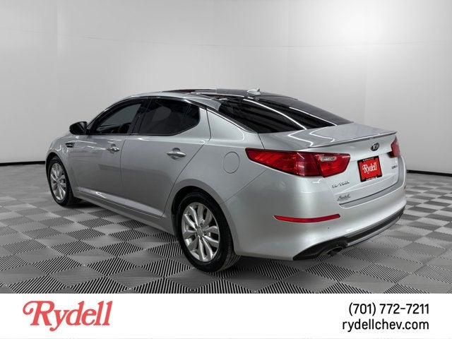 2015 Kia Optima — rear three-quarter view